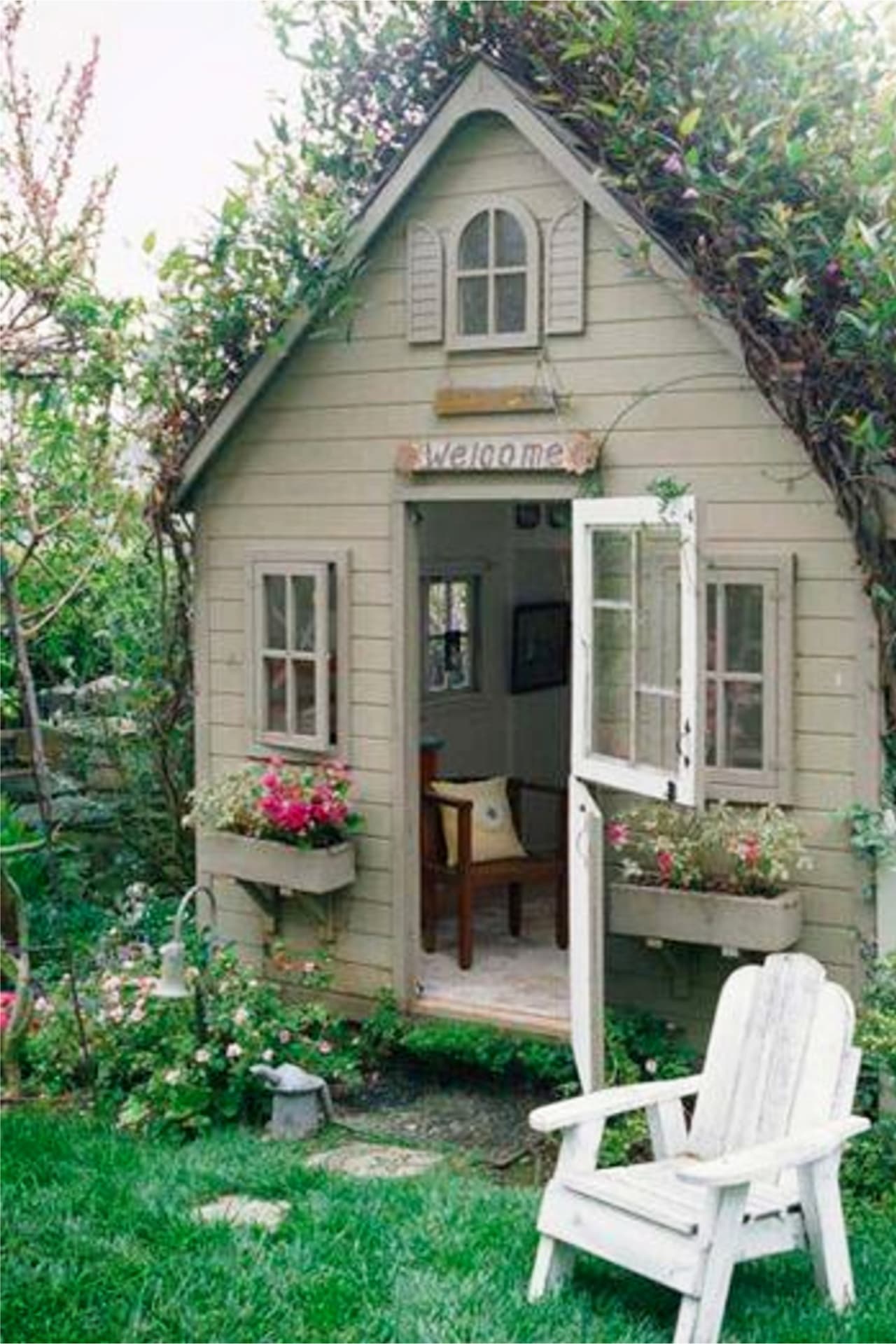 She Shed Ideas - Gorgeous Shed Office, Craft Room & Woman ...