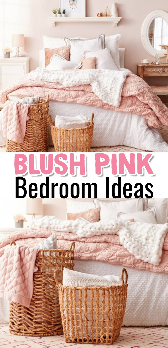 Blush Pink Bedroom Ideas - Dusty Rose Bedroom Decor and ...