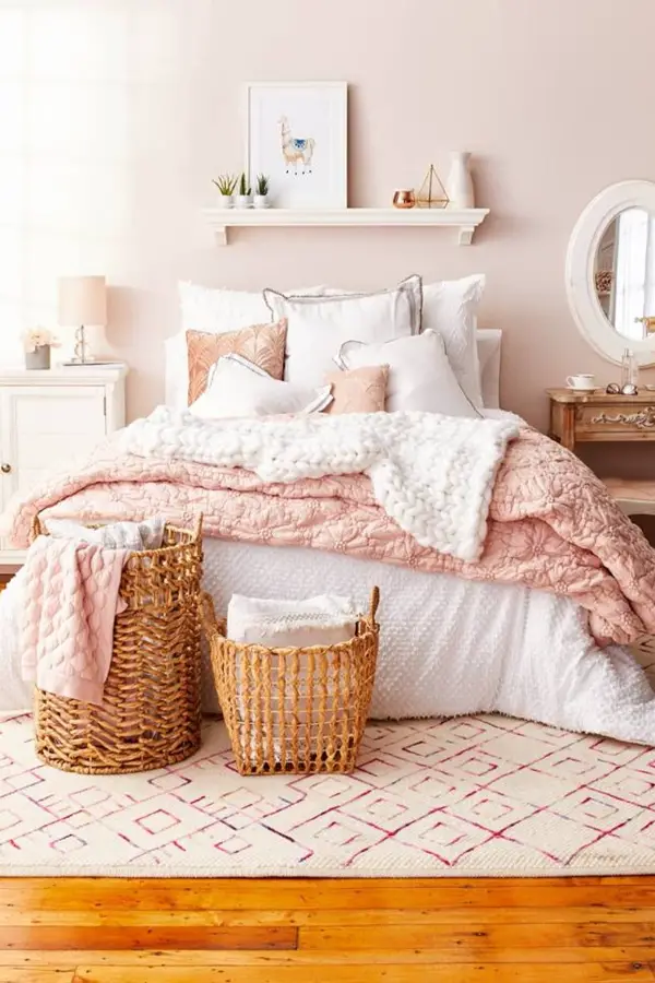 Blush Pink Bedroom Ideas Dusty Rose Bedroom Decor and