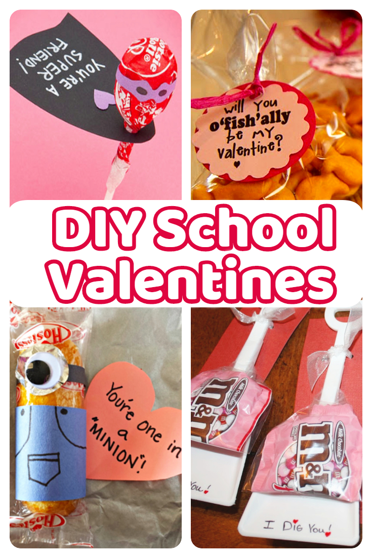 DIY School Valentine Cards For Classmates And Teachers Simple And 