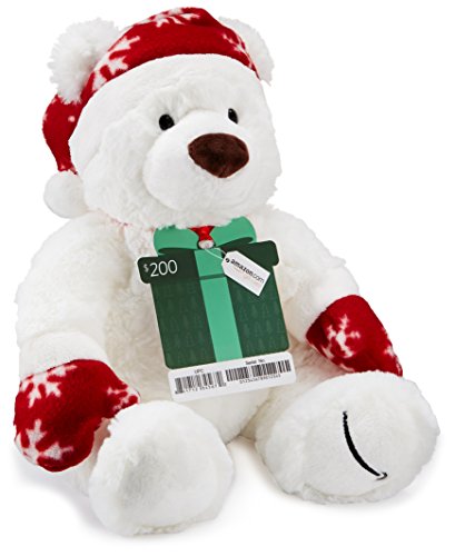 Amazon.com 0 Gift Card with a Holiday Teddy Bear - Limited Edition