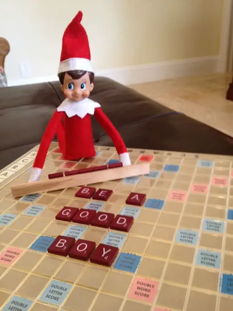 Clever idea for the Elf on the Shelf tonight!