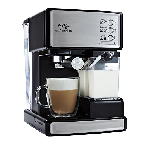 Mr. Coffee ECMP1000 Café Barista Premium Espresso/Cappuccino System, Silver