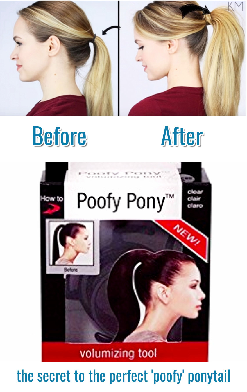 How To Get The Perfect 'Poofy' Ponytail - Here's the secret trick