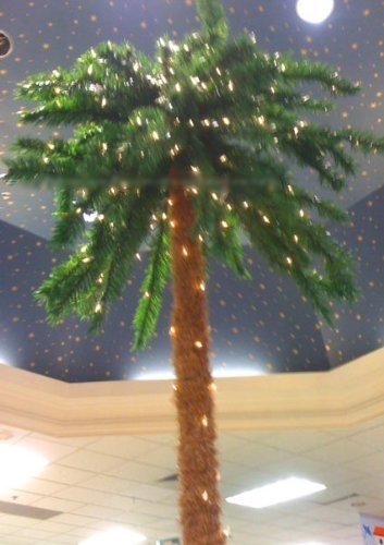 7 Foot Lighted Palm Tree - 300 Lights - Indoor / Outdoor []