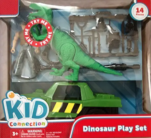 Dinosaur Play Set 14 Pieces Dinosaur Sound And Light