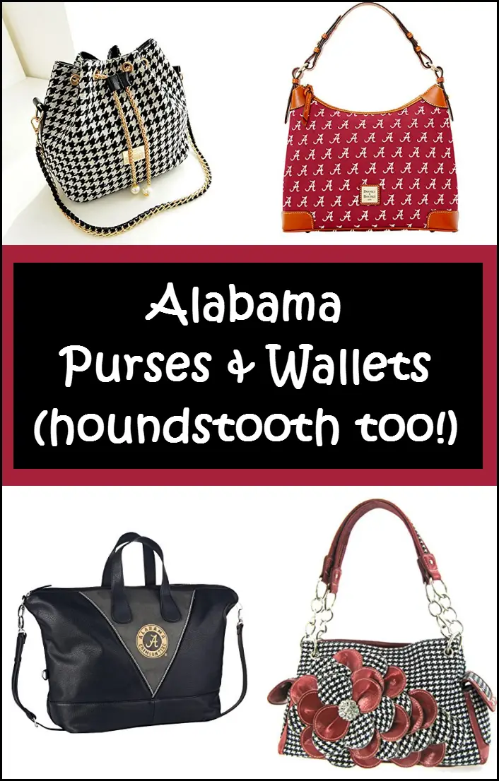 Alabama Houndstooth Purses & Wallets – BAMA Shoulderbags