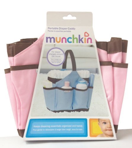 Munchkin Portable Diaper Caddy Pink