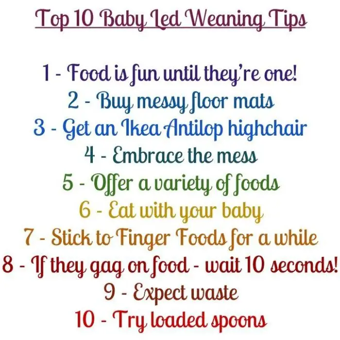Starting baby led weaning tips and help introducing solid foods to your baby's diet.