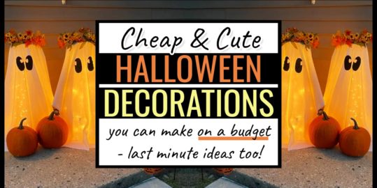 Homemade Halloween Decorations on a Budget-Cheap & Easy Decorating Ideas