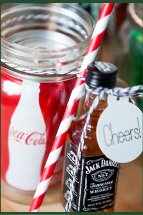Mason Jar Gifts for Christmas DIY Mason Jar Christmas Gifts and Crafts - Easy Mason Jar Christmas Gift Ideas for Homemade Holiday Gifts for Neighbors, teachers, friends, co-workers and family. Easy DIY Christmas mason jars and Christmas mason jar decorating ideas - how to decorate mason jars for Christmas gifts - DIY Mason Jar Gifts and Cute Mason Jar Ideas For Christmas Presents - Mason Jar Jack and Coke Gift Ideas