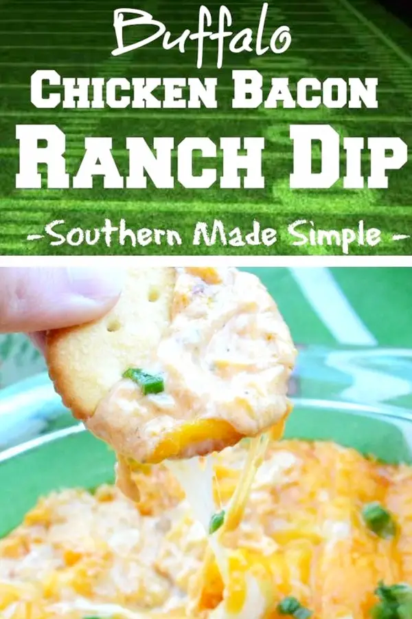 Easy Buffalo Chicken Bacon Ranch Dip. My favorite cold ranch dip recipes for veggies and chip that are all super easy to make and insanely good crowd pleasing recipes. They are truly the perfect party food!