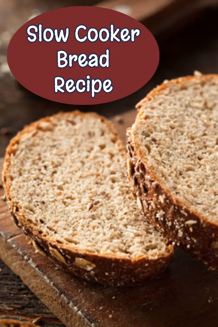 Slow cooker whole wheat bread recipe - slow cooker bread recipes - make bread in slow cooker