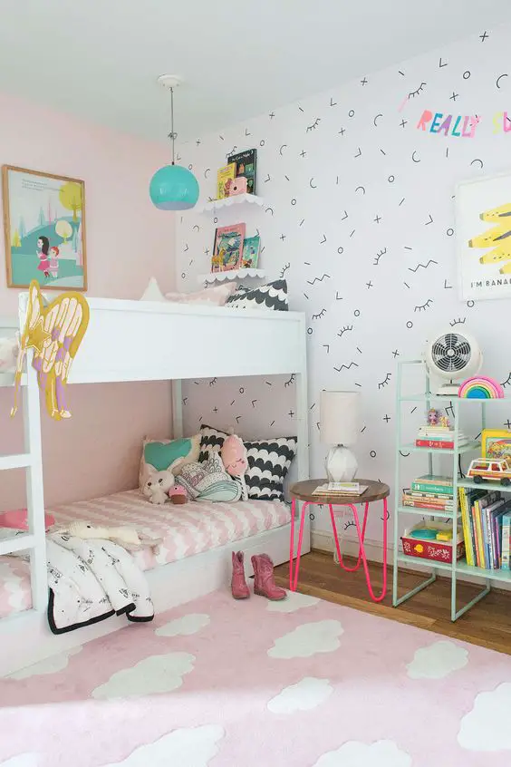 One of MANY really cute ideas for a little girls bedroom #littlegirlsroom #bedroom #bedroomideas #bedroomdecor #diyhomedecor #homedecorideas #diyroomdecor #littlegirl #toddlergirlbedroomideas #toddler #diybedroomideas #pinkbedroomideas