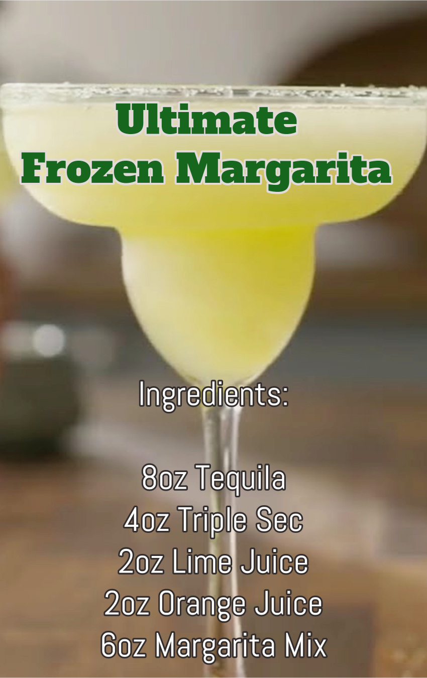 the ULTIMATE Frozen Margarita Recipe