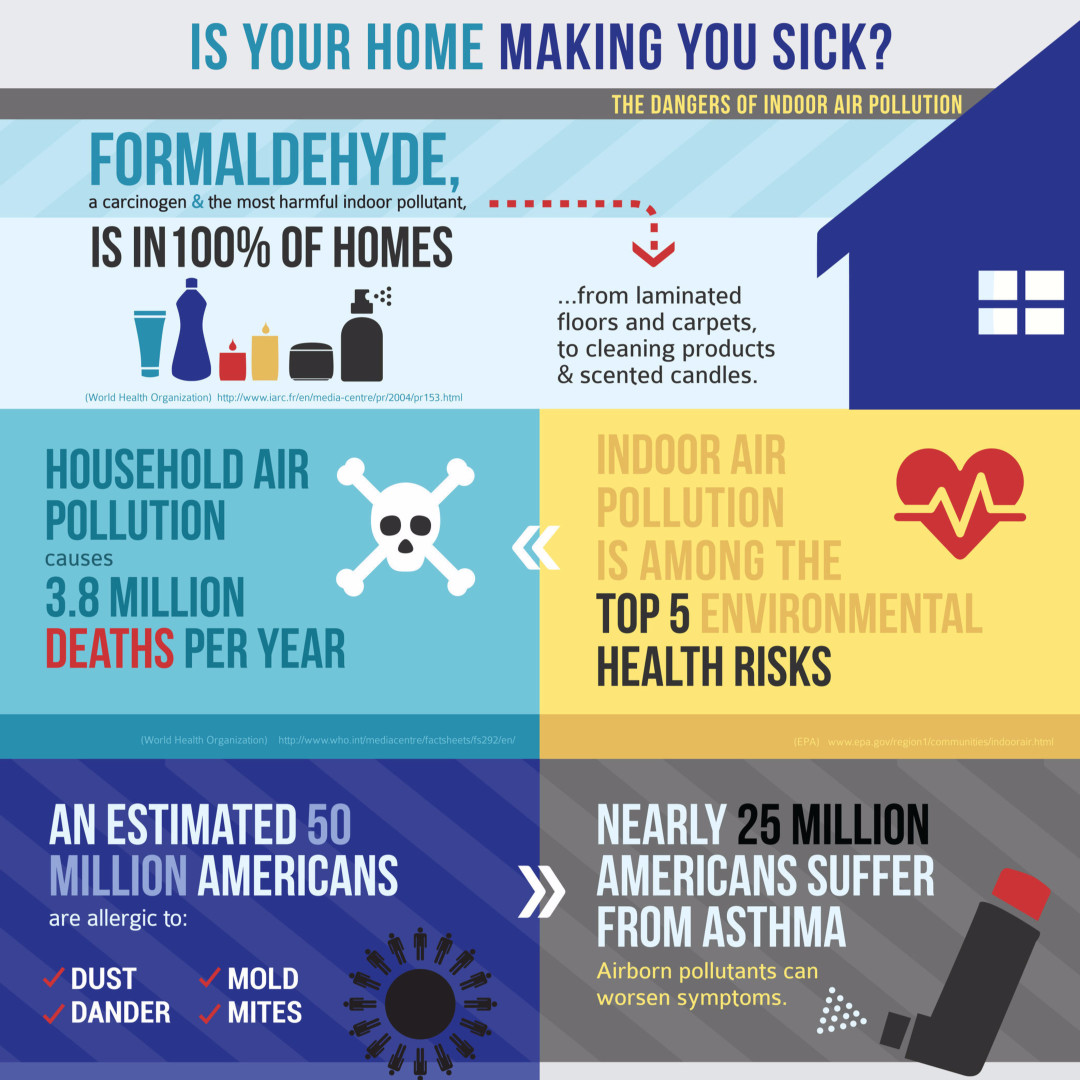 Do you have air pollution in your HOUSE?  Indoor air pollution is very real... here's what to DO about it.