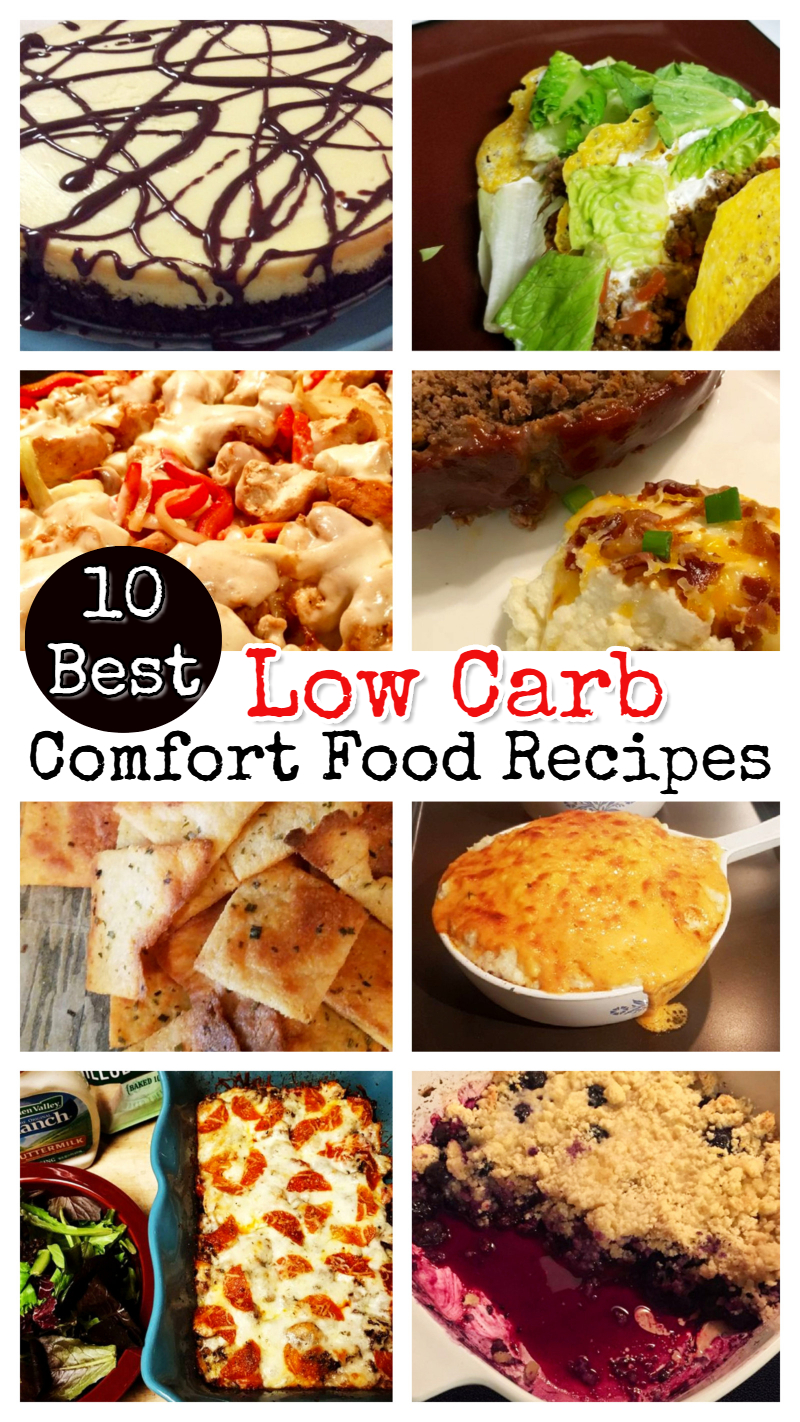 The 10 BEST Low Carb Comfort Food Recipes on Pinterest.  Easy, healthy and delicious comfort foods #lowcarbrecipes #ketogenicdiet #ketorecipes #lowcarbmeals #healthysnacks #healthydinnerrecipes #chickenrecipes #easydinnerrecipes #mealpreprecipes #ketosnacks