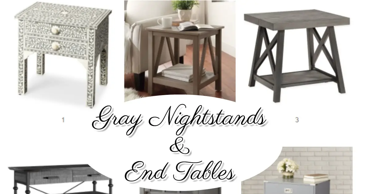 gray accent tables
