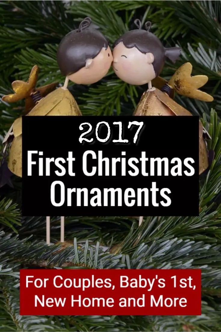 Adorable First Christmas ornaments for ALL occasions! Baby's first, new home, engaged, first Christmas together, and many more.