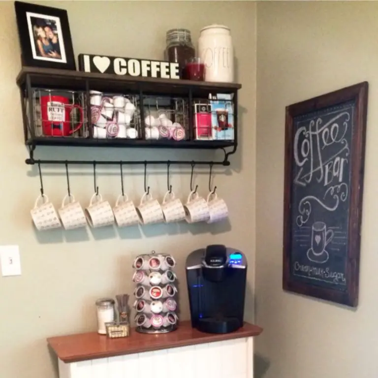 coffee-bar-wall-shelf-coffee-station-ideas-1 - Involvery Community Blog