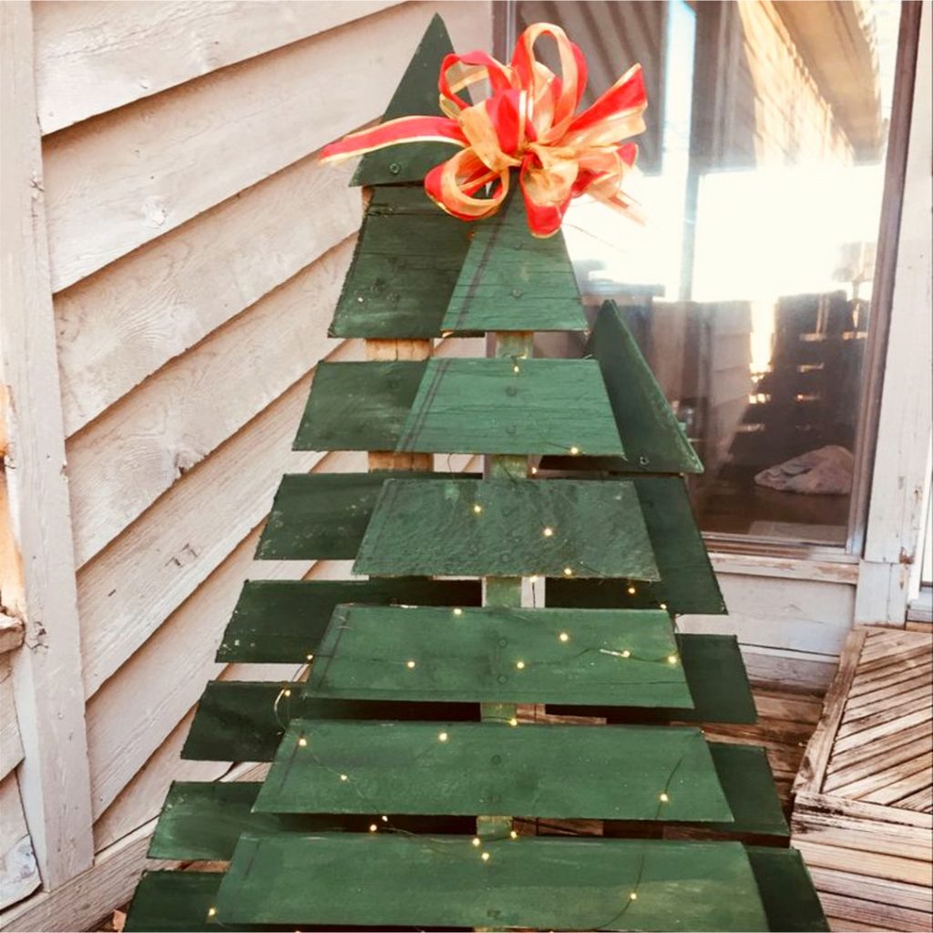 Christmas Tree Pallet Diy Tutorial