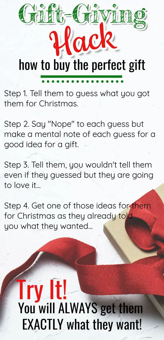 LIFE HACK!  Need Gift ideas? How to know EXACTLY what everyone or ANYONE wants. The ultimate gift giving HACK...and it works every single time!