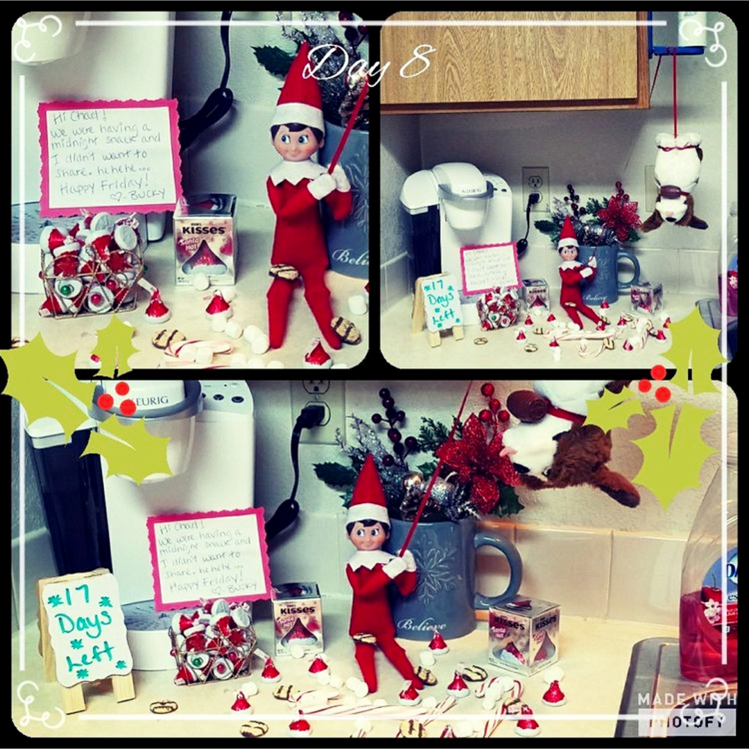 Fun and Simple Elf on the Shelf Ideas For Tonight!  easy last minute ideas