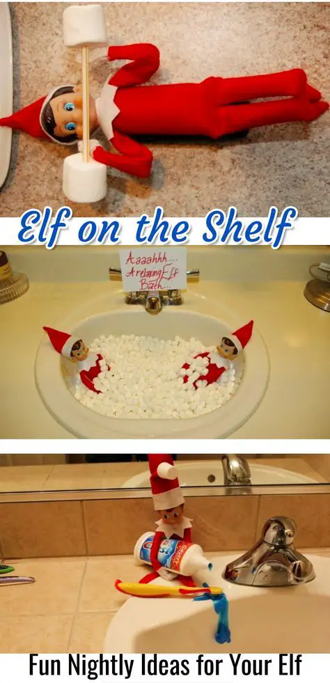 Elf on the Shelf / Fun Nightly Ideas for Your Elf