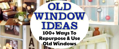 Window Frame Decor DIY-100 Ways To Use Old Windows & Frames