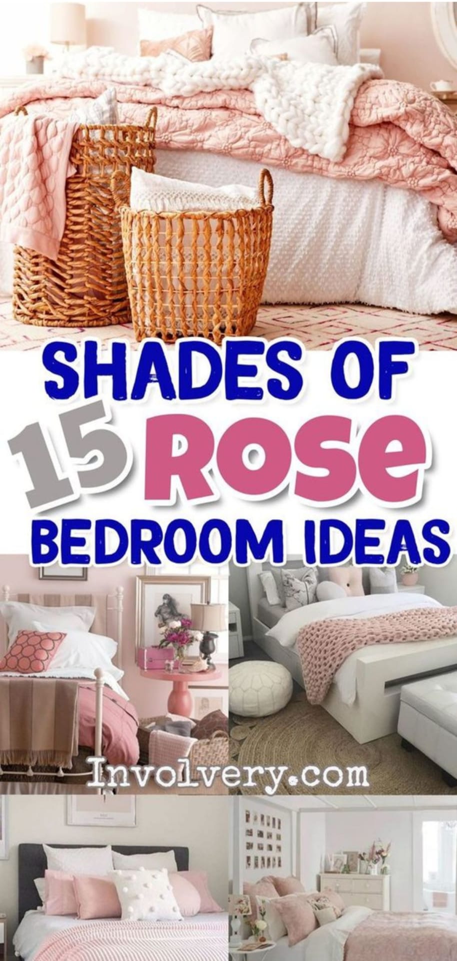 Blush Pink Bedroom Ideas - Dusty Rose Bedroom Decor and Bedding I Love
