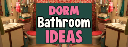 Dorm Bathroom Ideas-Decor Inspo For College Apartments
