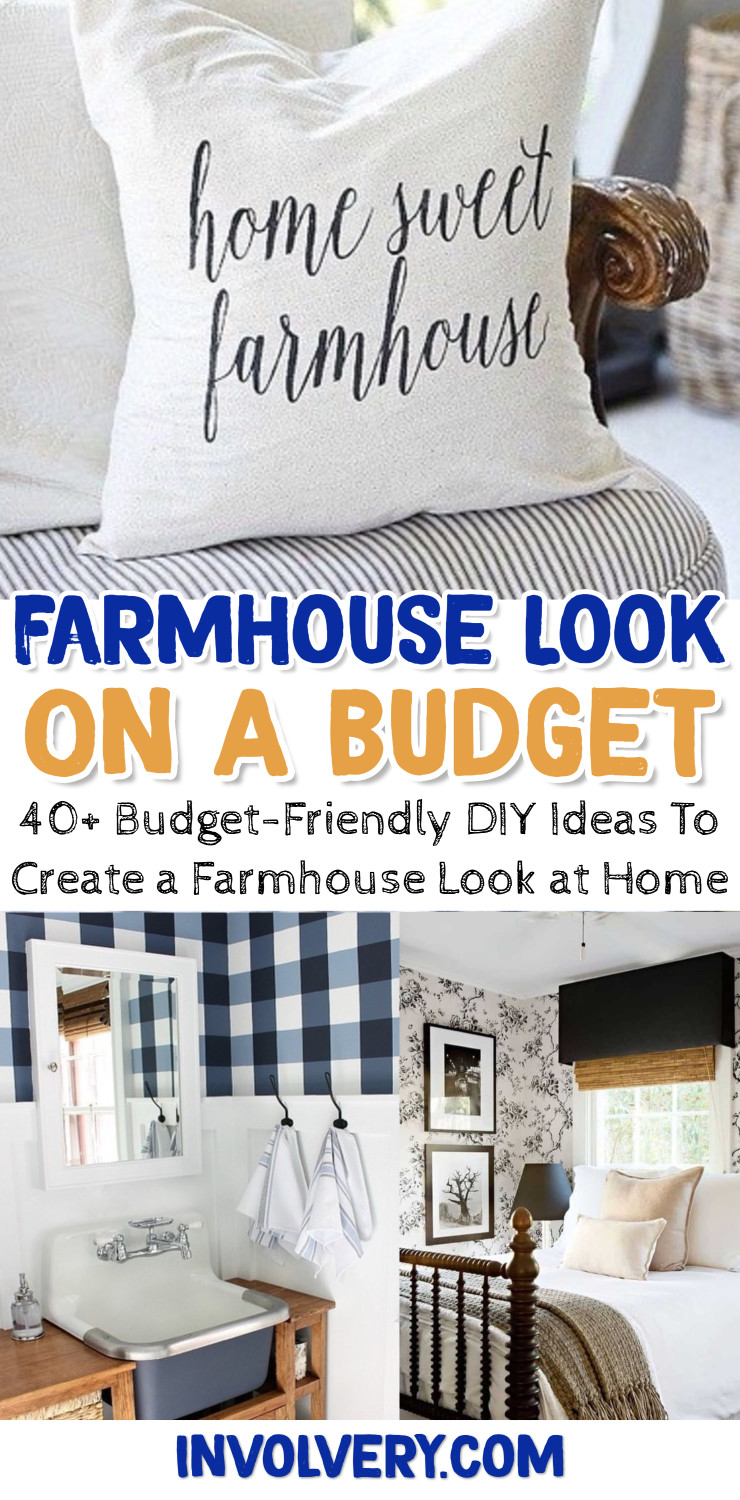 Farmhouse Budget Decor Ideas (40+ PICTURES) - Create Farmhouse Look on a Budget #diyhomedecor #farmhousedecor #farmhousestyle #homedecorideas #cheaphomedecor
