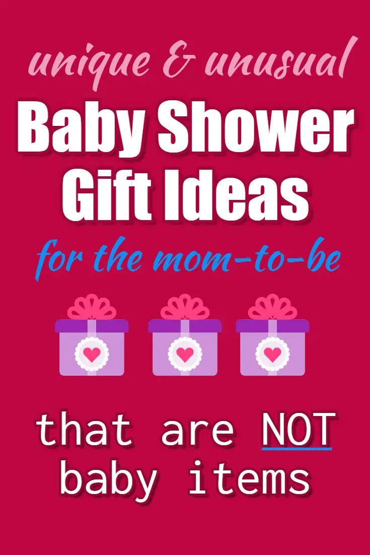 Baby shower gifts for mom NOT baby - unique baby shower gifts ideas to buy or make for the mom-to-be for her baby shower
