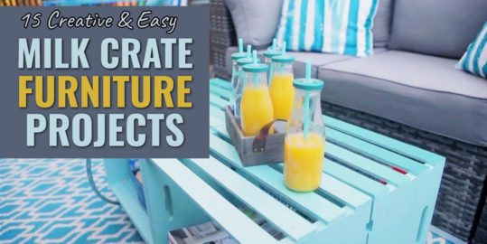 Milk Crate Furniture Ideas-15 Easy Projects To Try