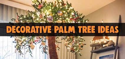 Artificial Lighted Palm Trees – Beautiful Fake Light-Up Palm Trees Decorating Ideas For Your Home