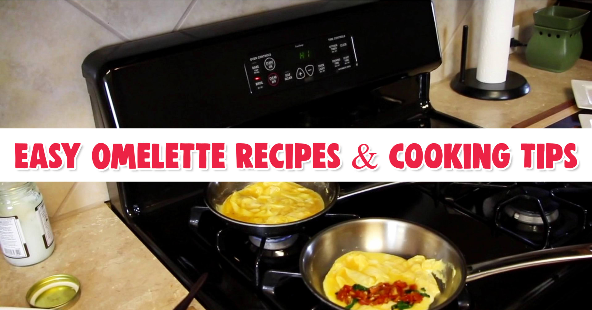 Easy Omelette Recipes - French Omelette Stainless Steel Pan - How to make omelettes easy video - Omelette recipes - how to make an omelette that doesn't stick to the pan - cook omelette in stainless steel pan