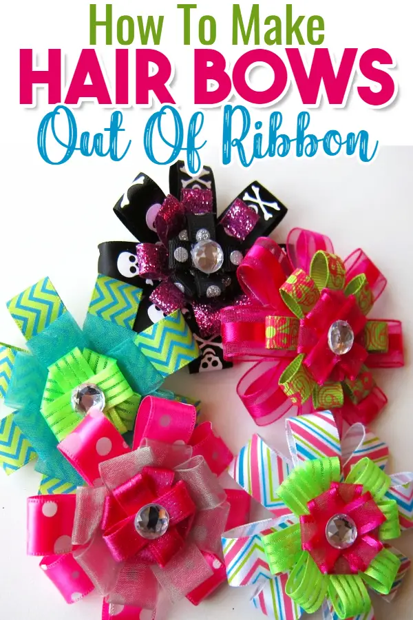 How to make hair bows out of ribbon - make hair bows for babies, toddler and all little girls AND big girls