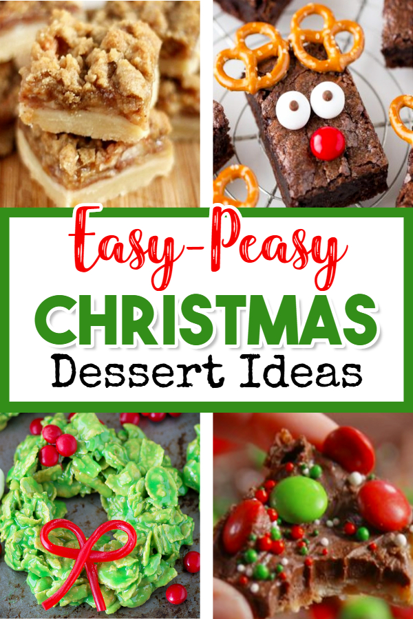 These Christmas desserts recipes are SO easy - perfect for your Holiday party, Christmas get-together, or for a crowd.  While I love all Christmas baking ideas, sometimes you just need quick and easy dessert recipes that you can even make last minute if you need to.