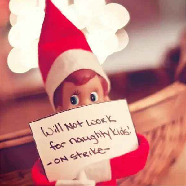 Elf Fun and Elf Antics! 101 Elf on the Shelf ideas and Elf on the Shelf pranks. Super easy last minute elf on the shelf ideas for kids that are original and unique. If you need quick and easy Elf on the Shelf ideas for tonight, take a look at the clever Christmas elf ideas, pranks, mischief and other different/funny ideas for your Elf on the Shelf - even if your kids are being 