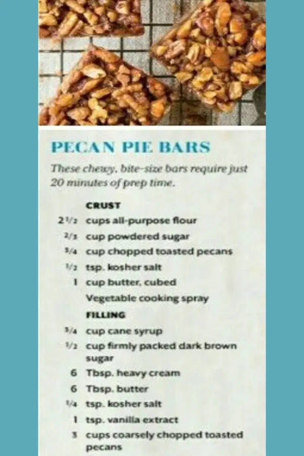 Unique easy and CREATIVE Thanksgiving desserts recipes and ideas - pecan pie bars are delicious and a crowd favorite for ANY holiday dessert - love it as a Christmas dessert too!.
