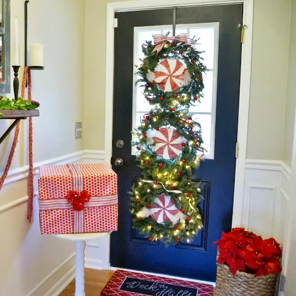 Triple Christmas Wreath Ideas - How To Make a Christmas Wreath Trio