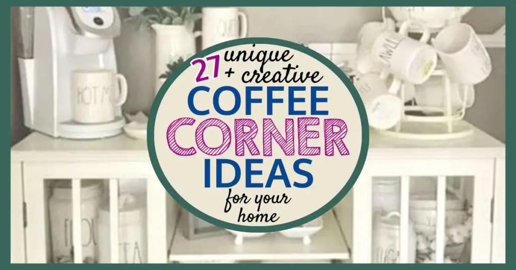 Coffee Corner Ideas For a Small Space Coffee NookPICTURES & Designs