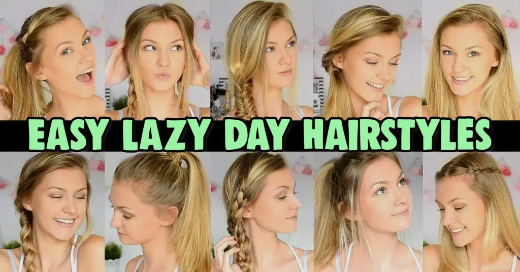 33+ EASY Lazy Hairstyles For School, Work, Zoom Or Running Late {Step