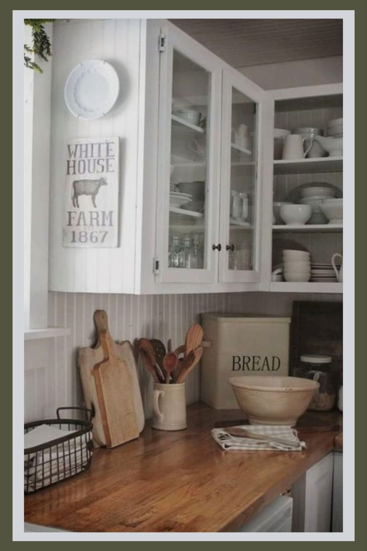 Farmhouse kitchen decorating ideas - country farmhouse kitchen canisters and decor idea - farmhouse canisters we love!
