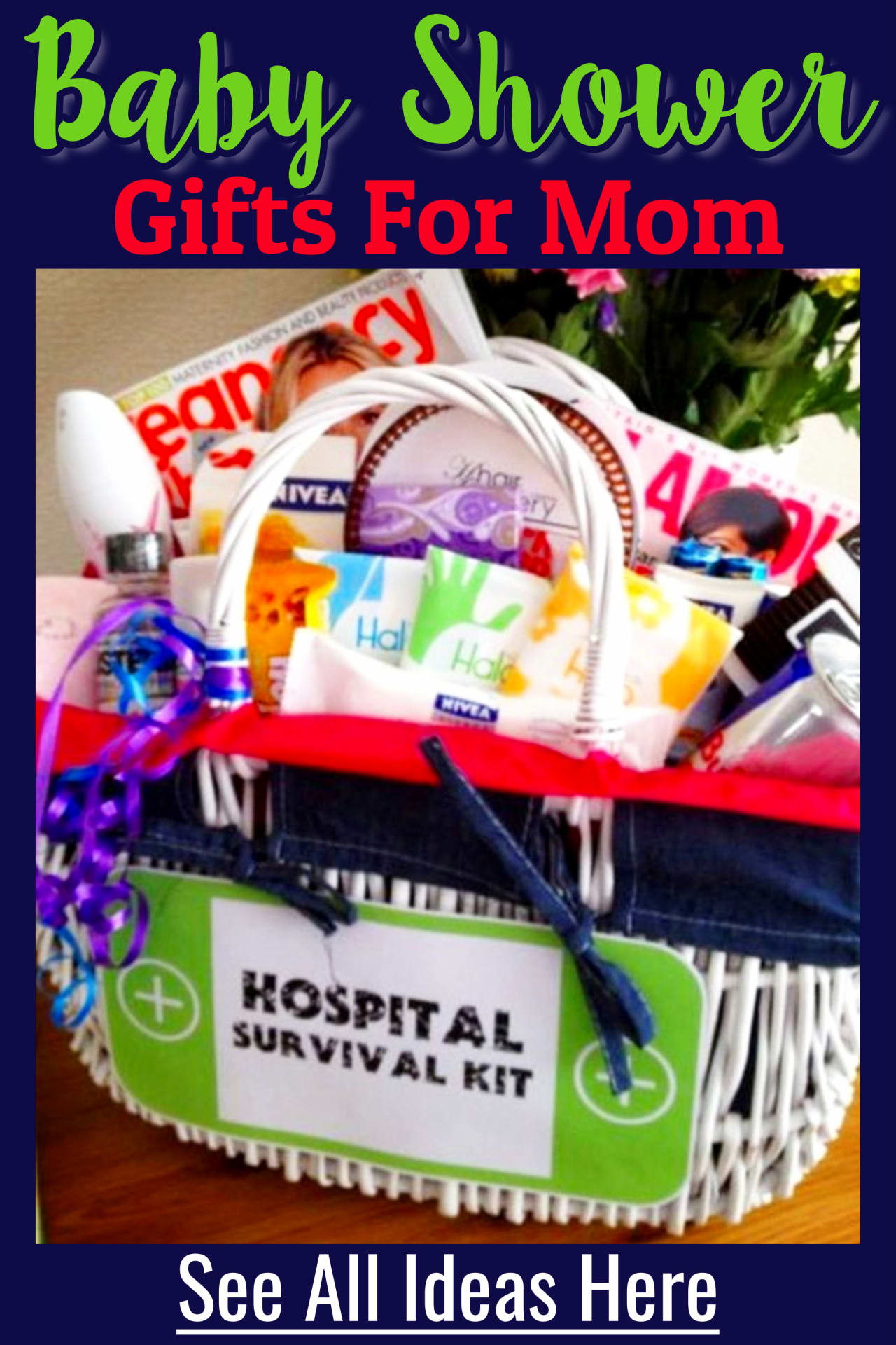 Baby shower gift ideas - baby shower gifts for Mom - New Mommy survival kits, care packages and more for the new mom