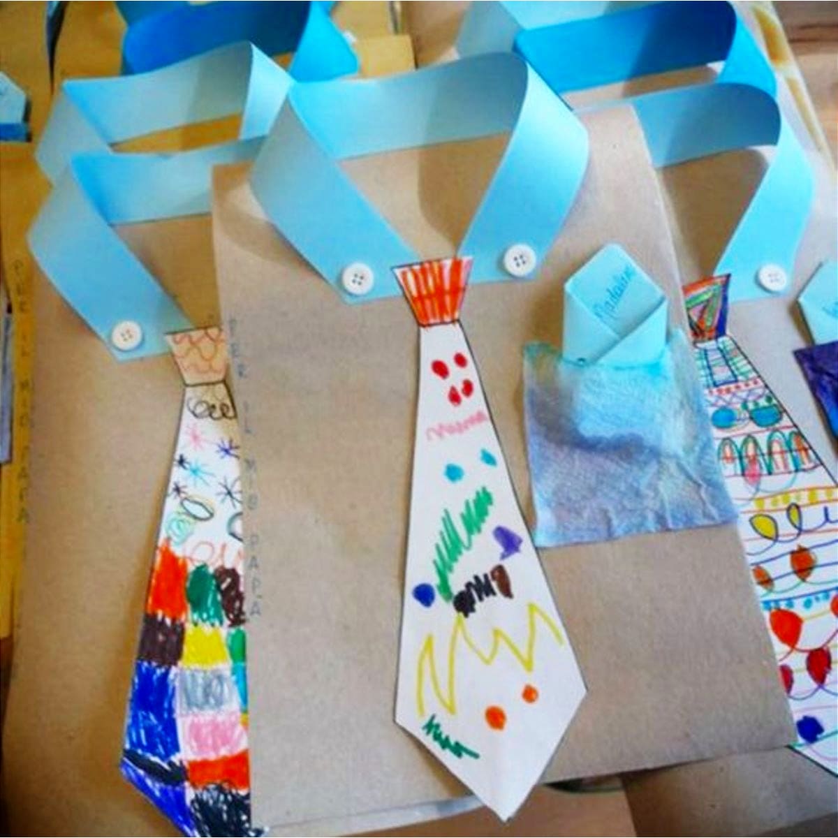 fathers day shirt craft for kids