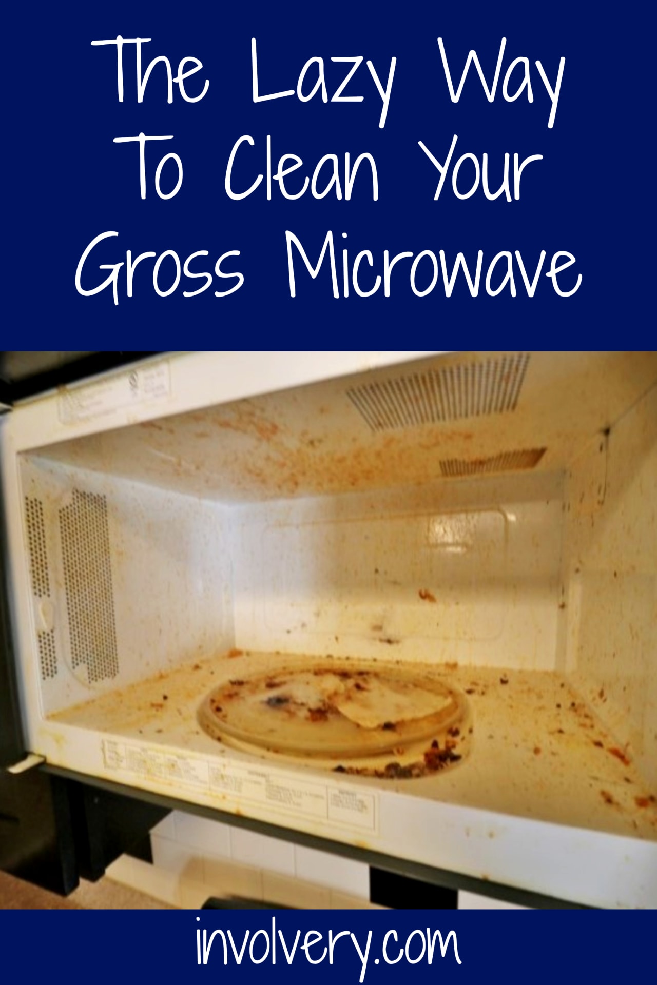 kitchen cleaning hacks - Lazy cleaning hacks for your kitchen - the lazy and simple way to clean your gross microwave and sanitize your kitchen sponges