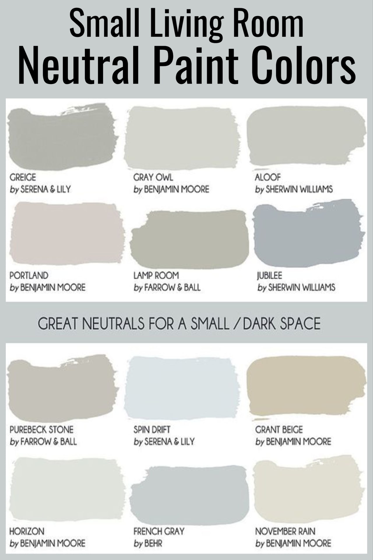 Small living room paint color ideas - neutral living room paint color ideas for your walls to make your tiny living room, family room or den feel warm and cozy
