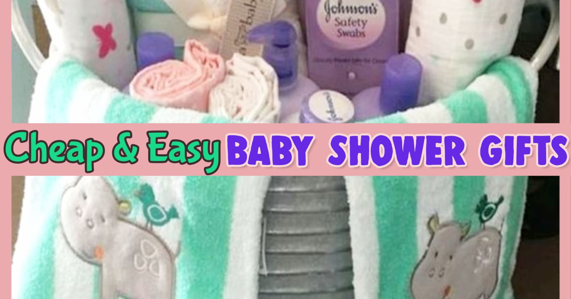 Baby Shower Gift ideas - cheap, easy and UNIQUE DIY baby shower gift ideas for girls, for boys AND for unknown gender