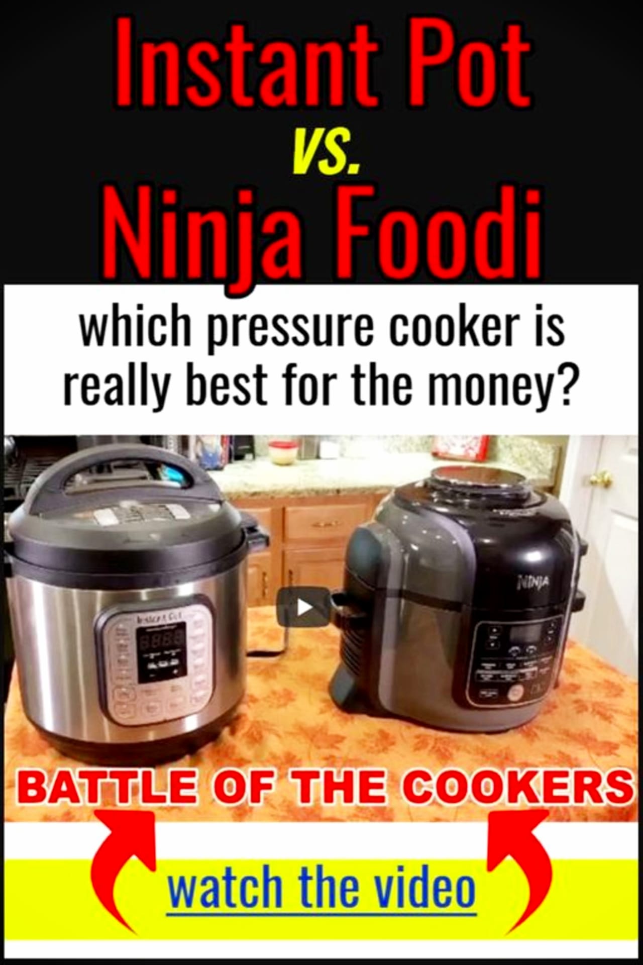 Best pressure cooker?  Instant Pot or a Ninja Foodi Pressure Cooker - which is best and cooks Instant Pot Recipes better?